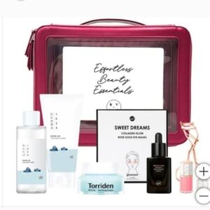 K-Beauty 7 step kit with Red Makeup Bag by Sophie